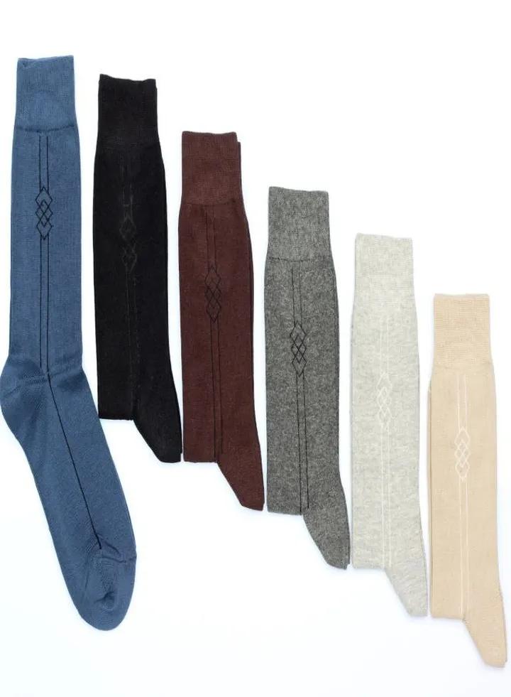 Bundle Of 2 Soft Cotton Classic Socks For Men