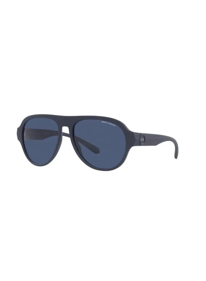 Full Rim Aviator Sunglasses 0AX4126SU