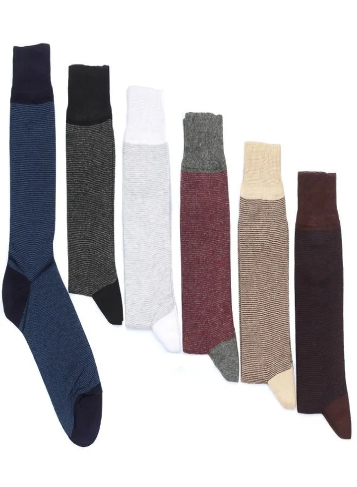 Bundle Of 2 Soft Cotton Classic Socks For Men