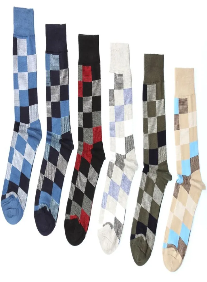Bundle Of 2 Soft Cotton Classic Socks For Men