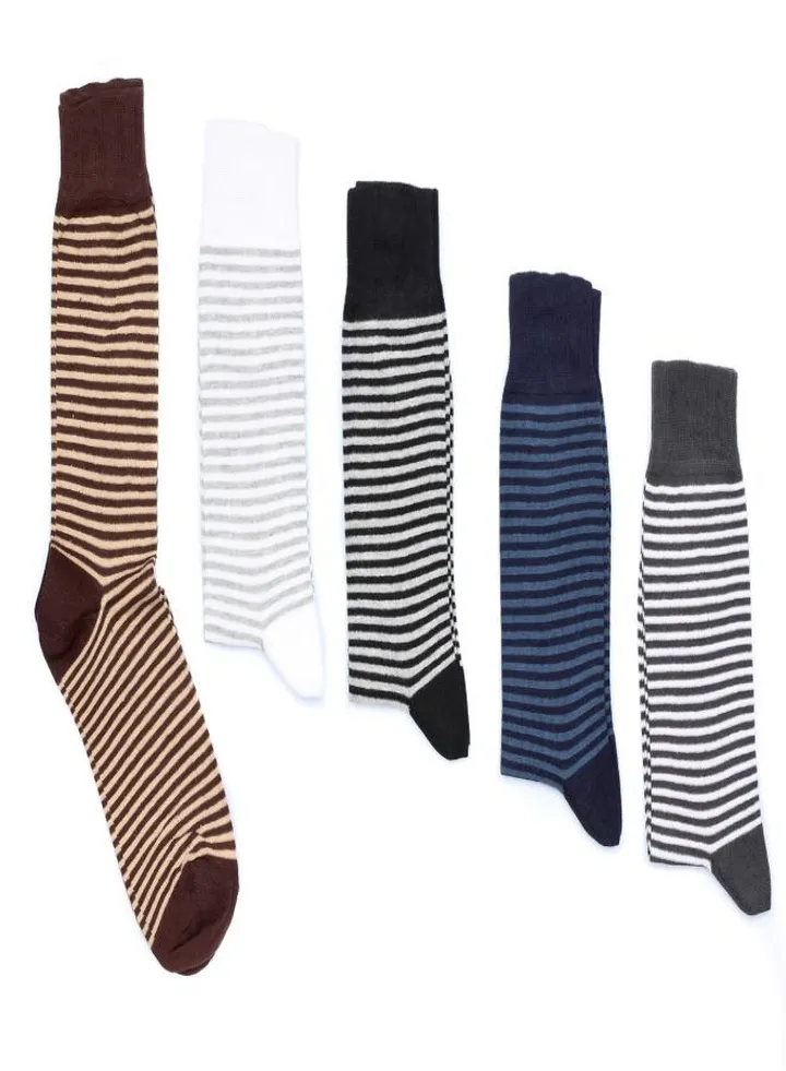 Bundle Of 2 Soft Cotton Classic Socks For Men
