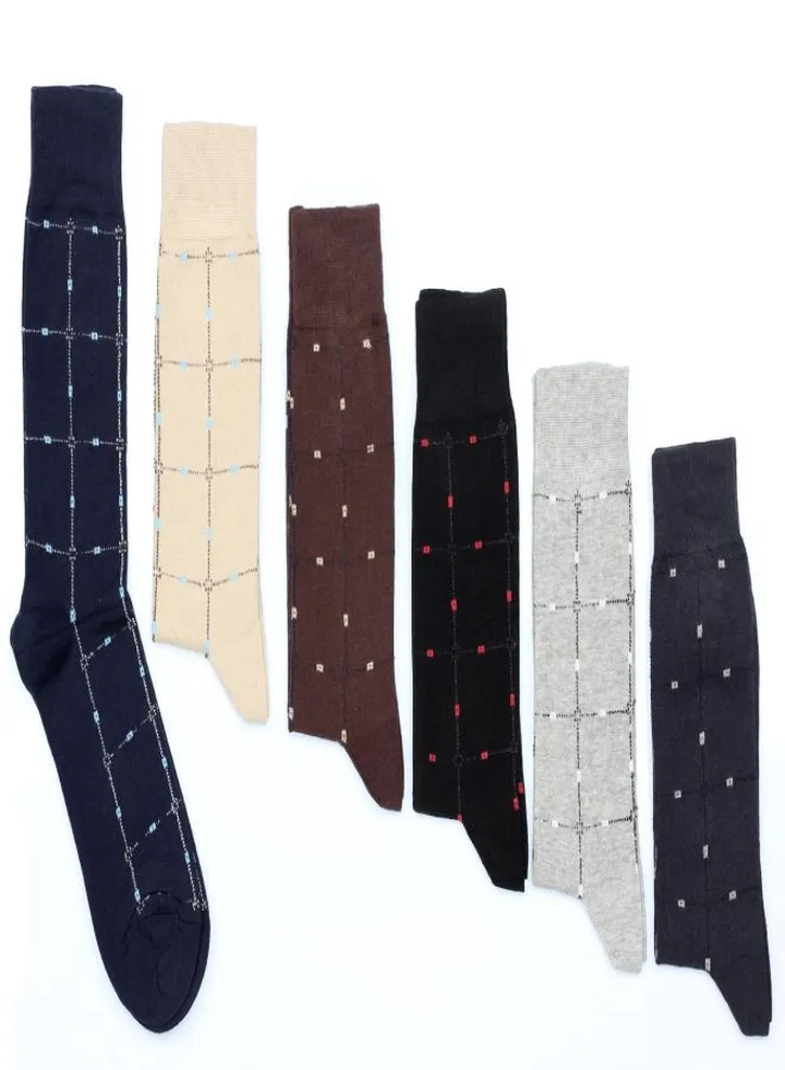 Bundle Of 2 Soft Cotton Classic Socks For Men