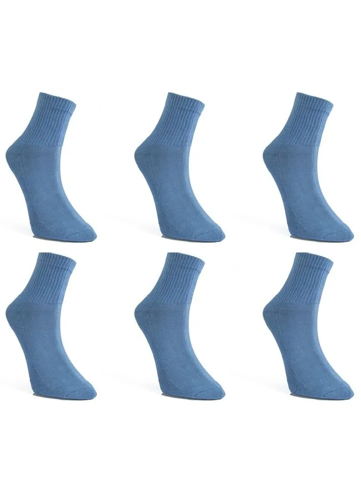 Maestro Tennis Bucket 6 Socks Blue-124