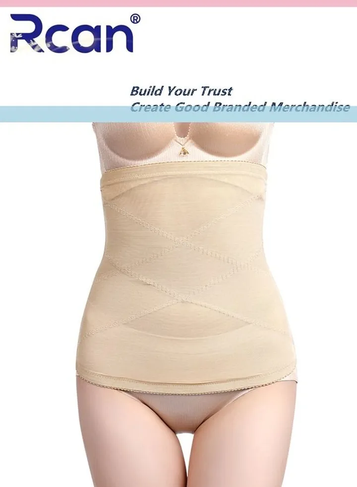 Postpartum Girdle Support Recovery Belly Band Ultra Thin and Breathable not Sweaty Elastic for Women Body Shaper Waist Shapewear Belt After Birth Support Band Post Surgery and Back Support