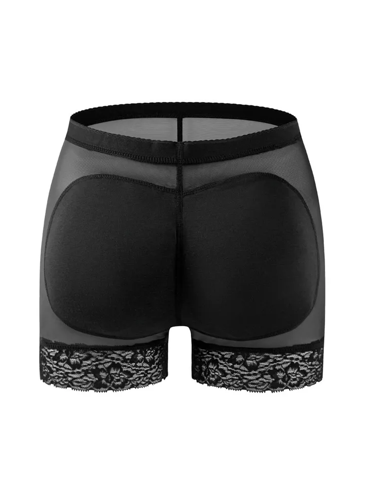 Waist Spandex Pads Lifting Shapewear for Women, Underwear Stretch Enhancer Shapewear Thigh Tummy Control Body Waist Trainer Shaper Lifter Panties Hip M