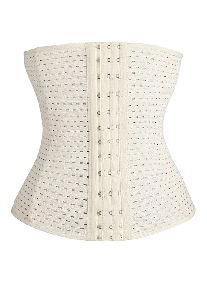 Breathable Shapewear Corset Beige