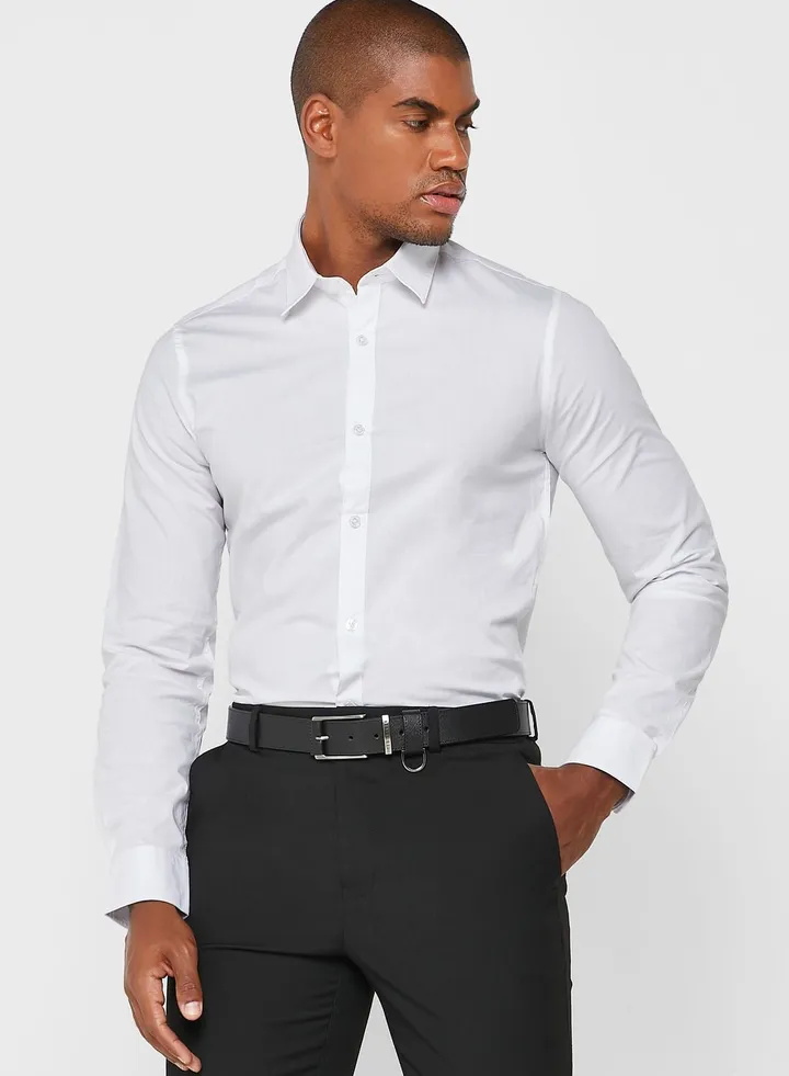 Stretch Cotton Slim Fit Shirt