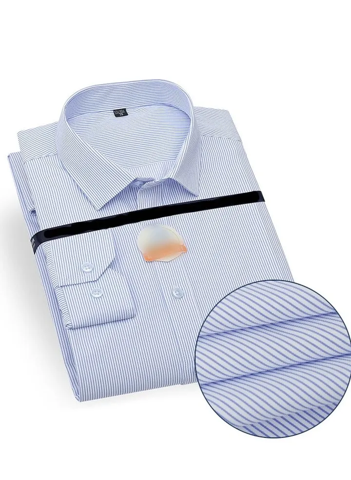 New Business Striped Long Sleeved Shirt