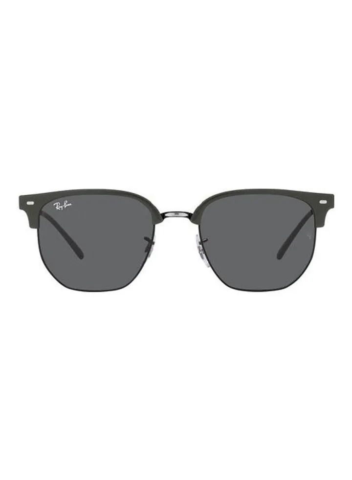 Semi-Rimless Oval Sunglasses 4416-51-6653-B1