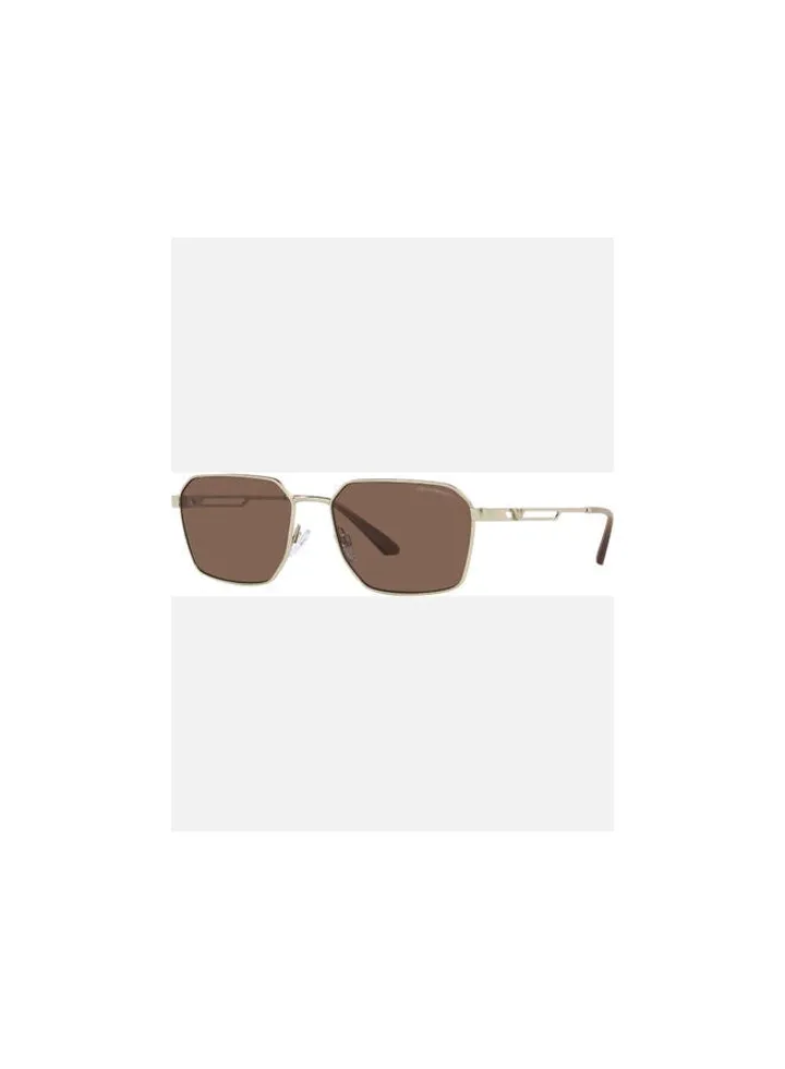 Men's Full Rim Rectangle Sunglasses 2140-57-3002-73