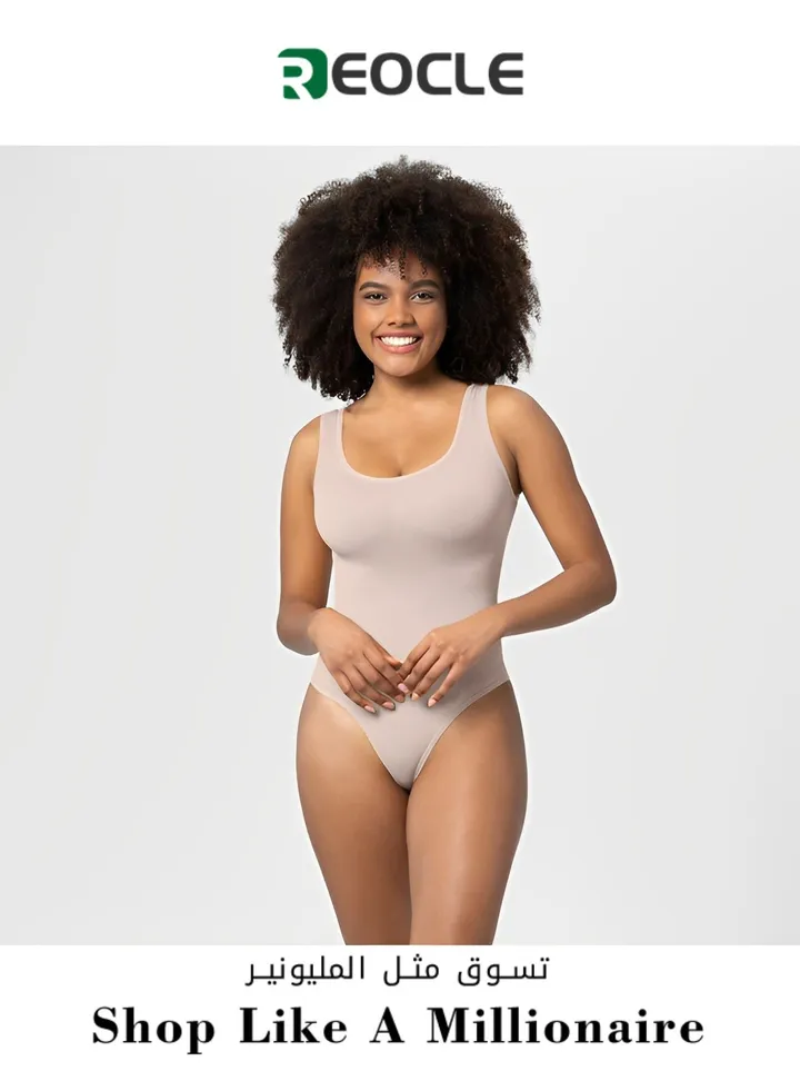 Large Size Seamless One-piece Shapewear Women's T-shaped Tummy Control Pants Tight Slimming Corset