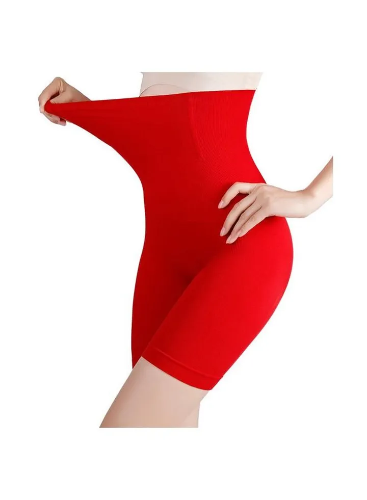 Breathable Trigonometric Shapewear Red