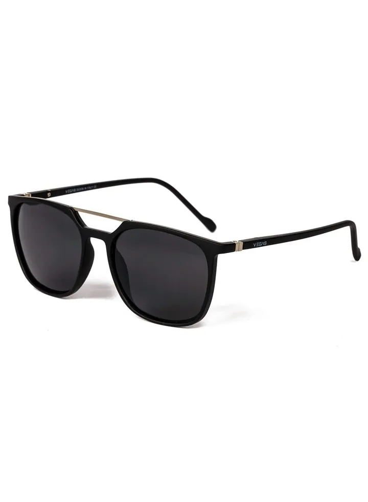 Unisex Sunglasses V2066 - Black*Silver