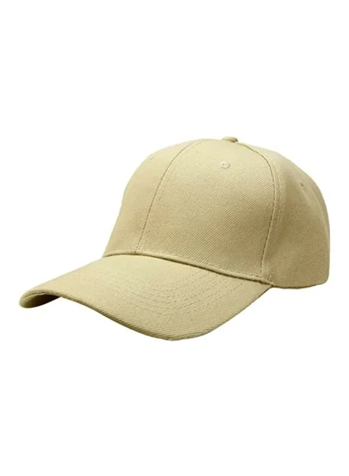 Sports Baseball Cap, Hat For Men And Women Beige