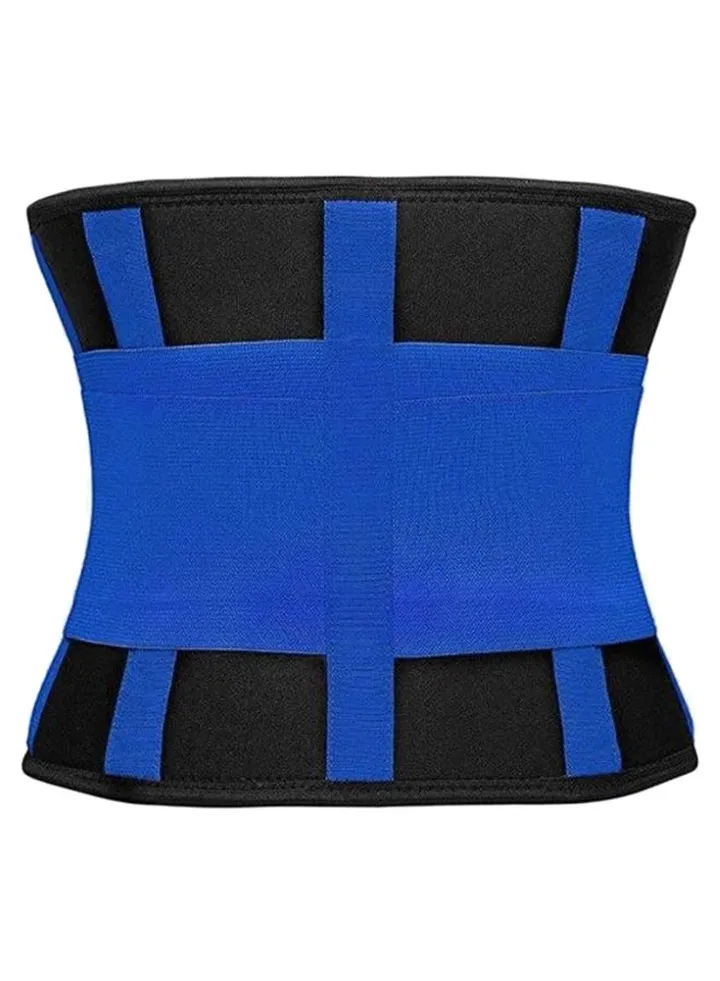 Adjustable Trainer Belt Waist Cincher Shapewear Blue/Black