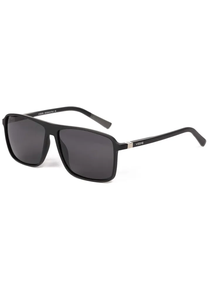 Unisex Sunglasses V2065 - Black*Silver