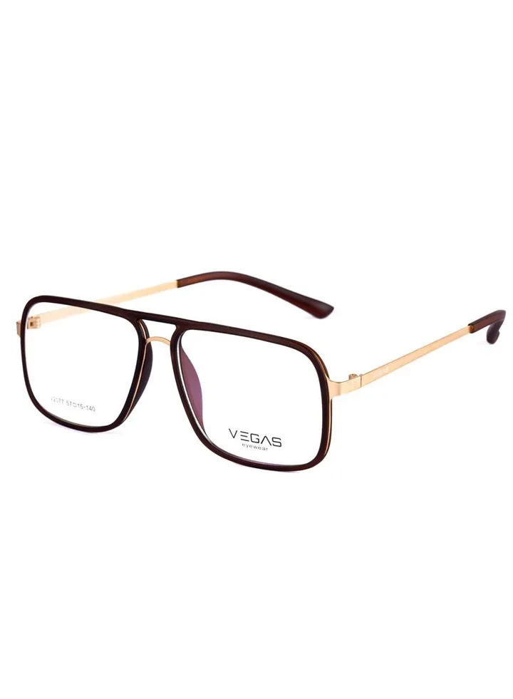 Unisex Eyeglasses V2077 - Brown
