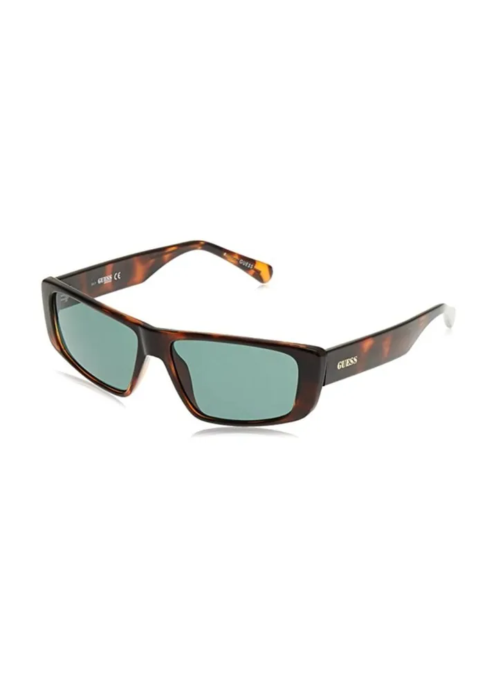 Guess Unisex Rectangular Sunglasses, Brown, 58-15-145