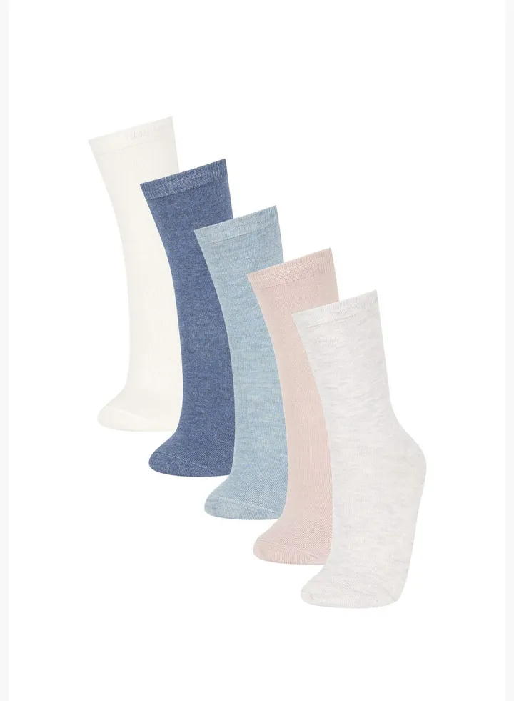 5 Pack Woman High Cut Socks