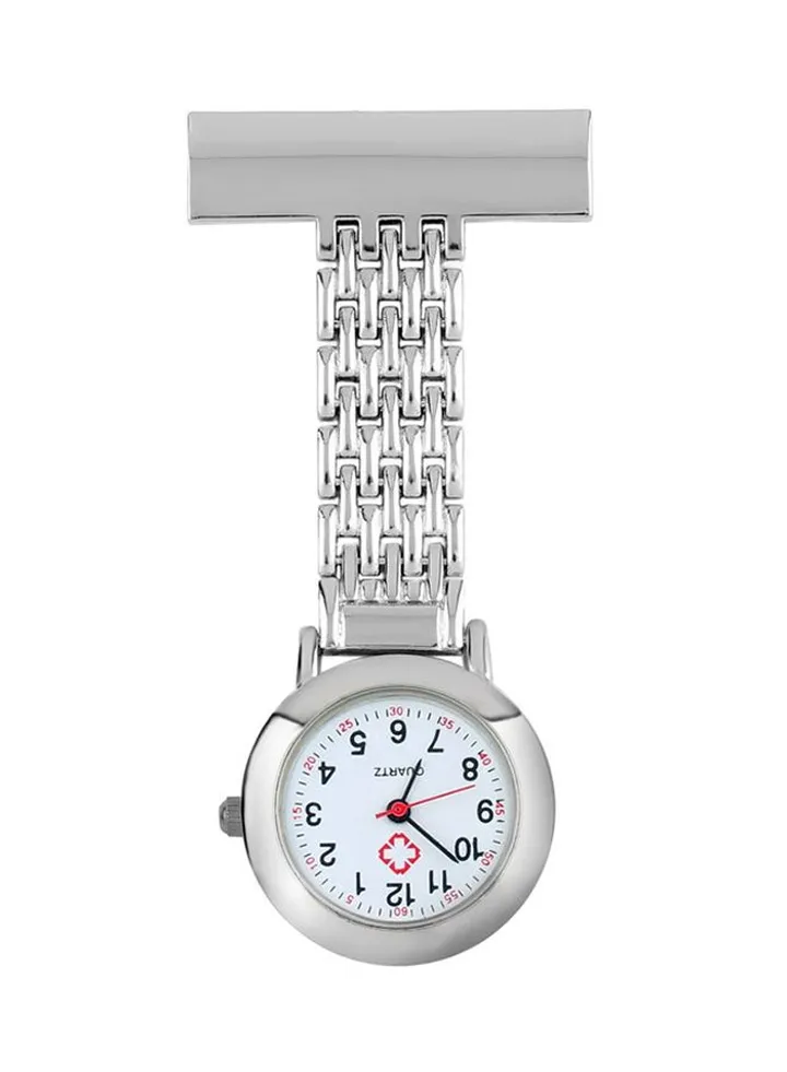 Stainless Steel Nurse Analog Pocket Watch TG01200