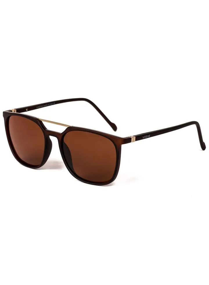 Unisex Sunglasses V2066 - Brown