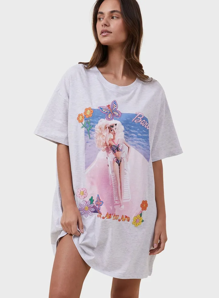 Crew Neck Graphic T-Shirt