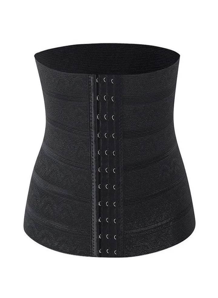 Scalloped Hook Shapewear Black