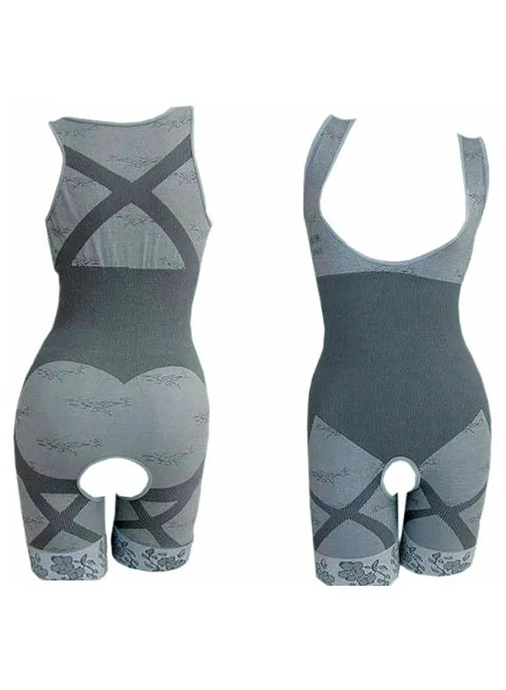 Sleeveless Slimming Body Shaper Grey
