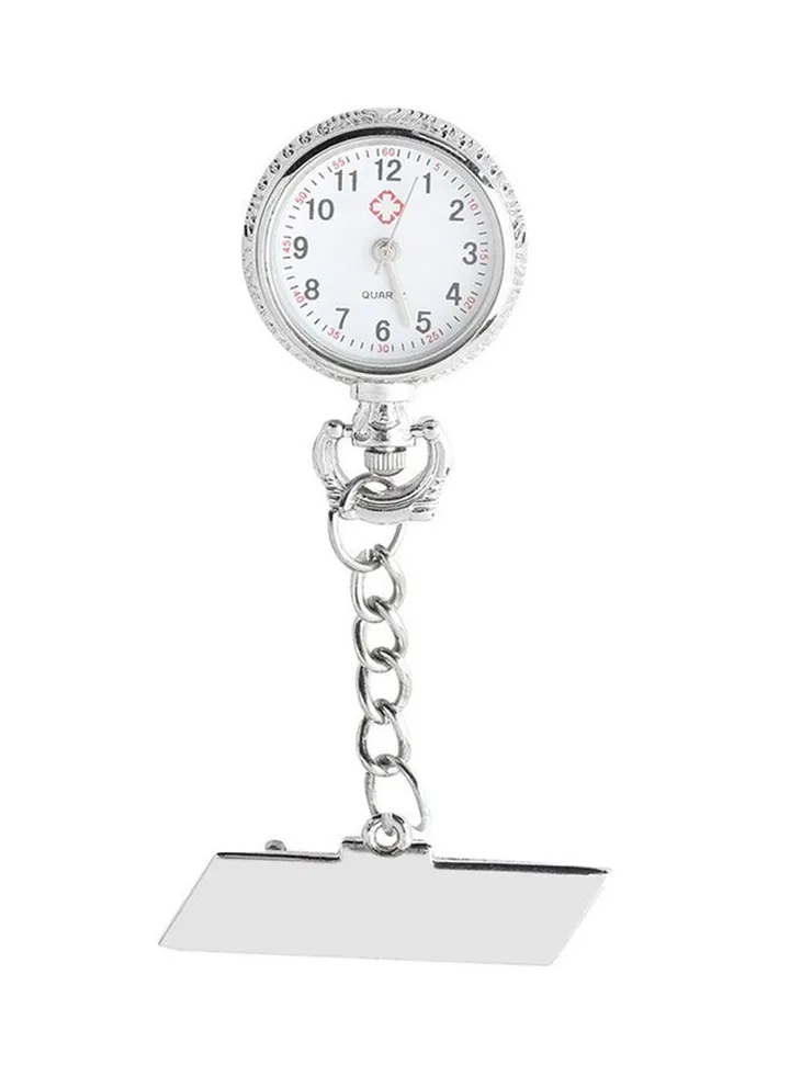 unisex Stainless Steel Nurse Analog Pocket Watch ZG53500