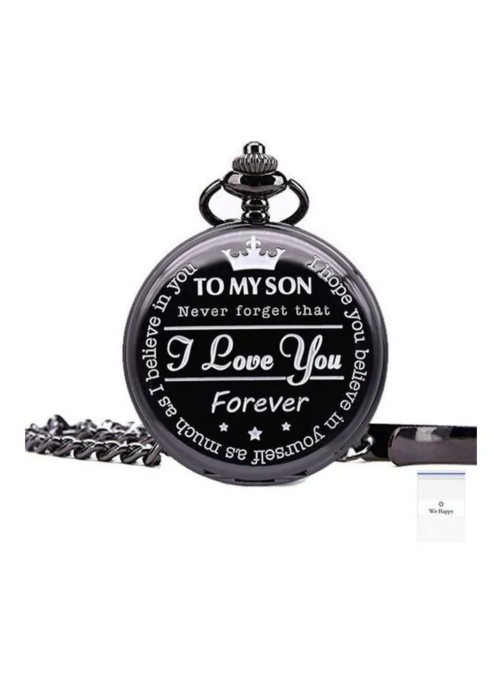I Love You Son Quartz Pocket Watch
