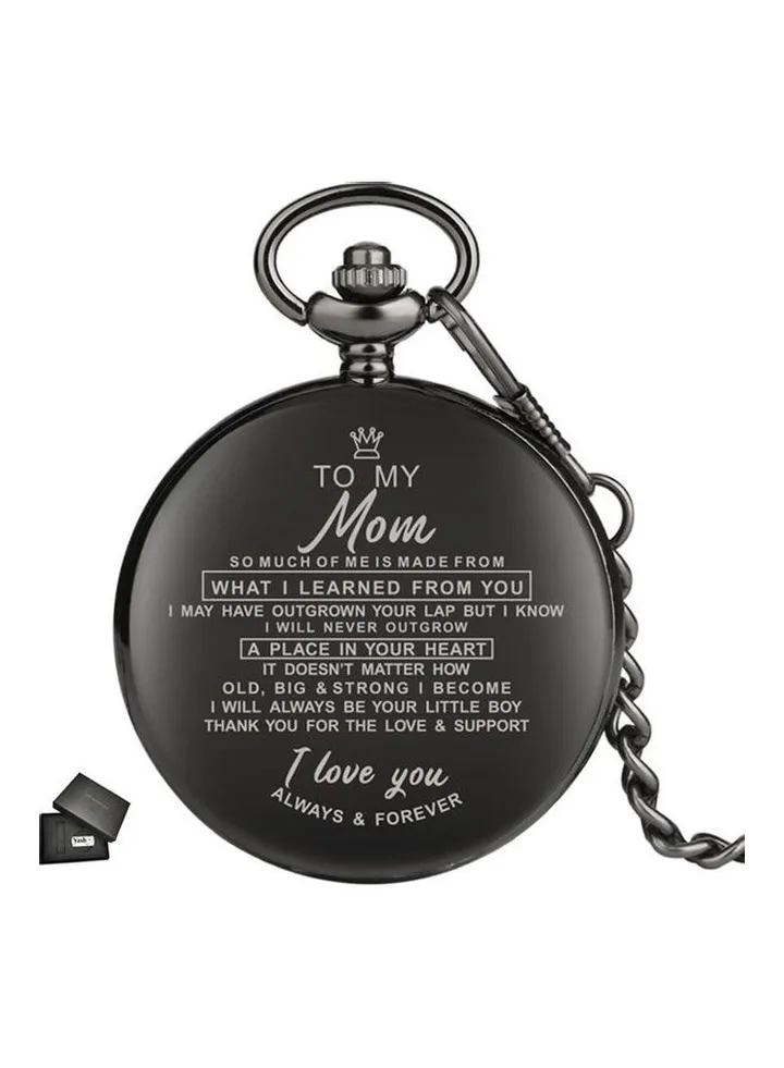 I Love You Quartz Pocket Watch