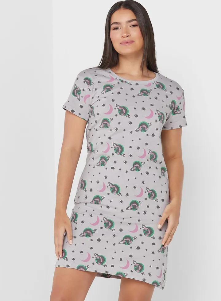 Printed Nightdress