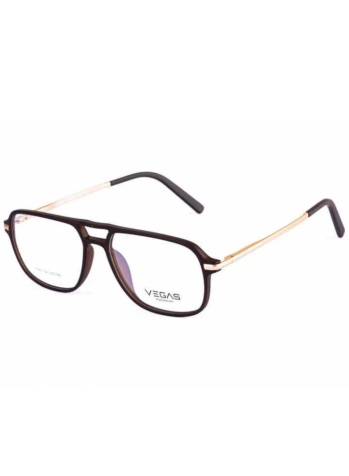 Unisex Eyeglasses V2067 - Brown*gold