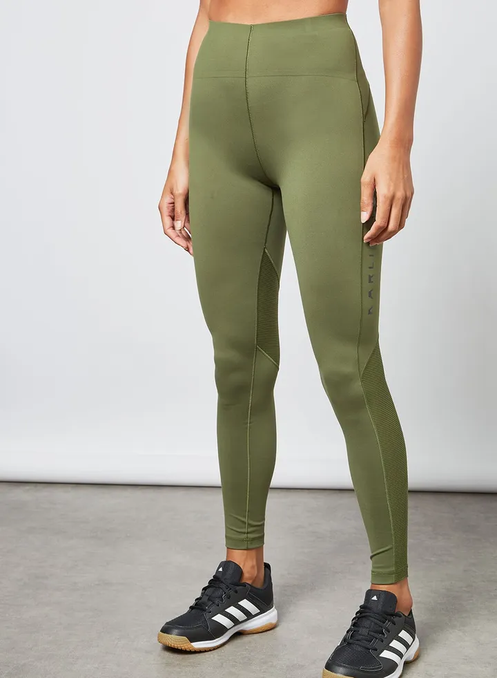 Karlie Kloss Yoga Flow Leggings Olive
