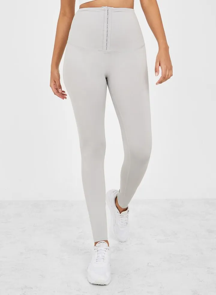 Hook & Eye Detail Active Leggings