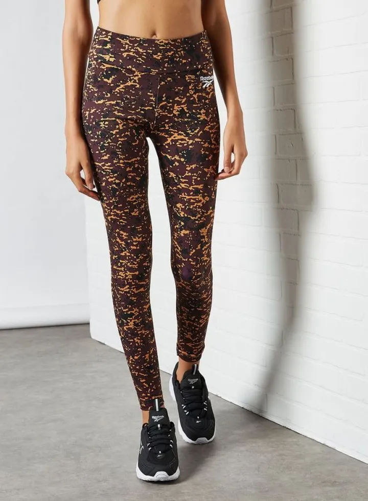 Classic All-Over Print Leggings Midnight Shadow