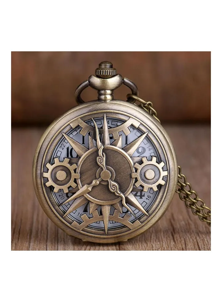 Vintage Hollow Gear Pocket Watch ZKF3744868