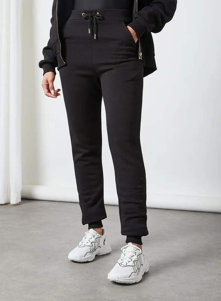 Logo Oversized Joggers Black