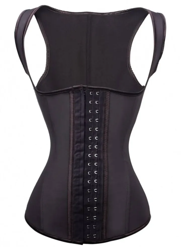 Kim Related Waist Corset, Latex Tummy Tummy Lifter Waist Corset Offer You Full Back Support with Steel Inner Backing 4 Inches Drop From Waist