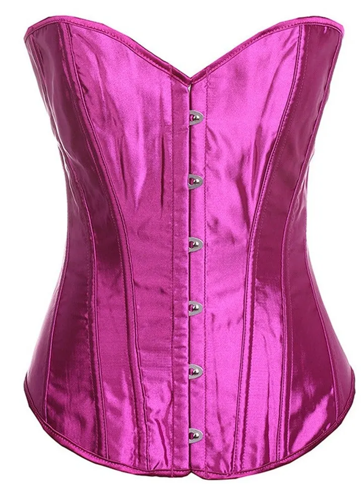 Fashion Solid Color Shapewear Dark Pink