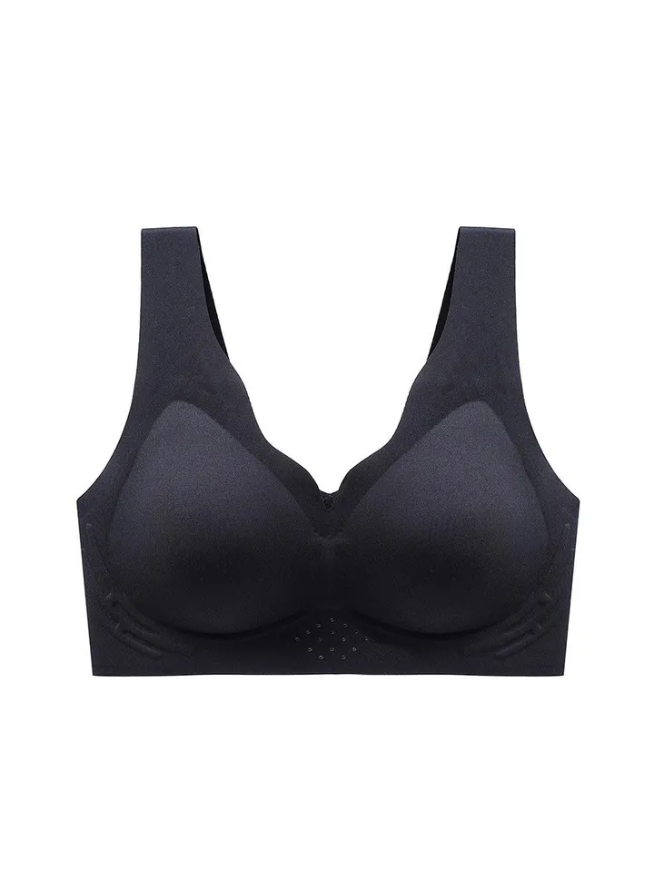 Seamless underwear Push-up sports vest style underwire free summer bra cover.