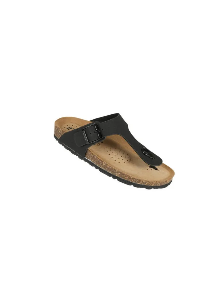 Biochic Ladies Slim Thong Sandals 012-450 230K-Black