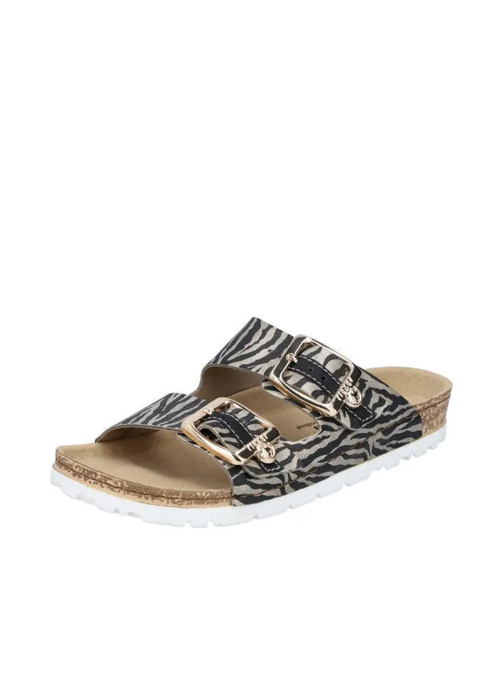 Rieker Ladies Casual Sandals 69850-60 Arizona Black 116-1126