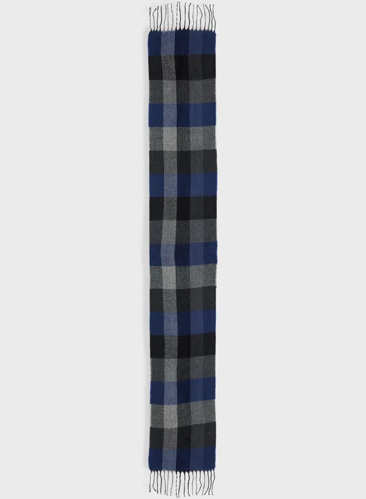 Plaid Long Scarf