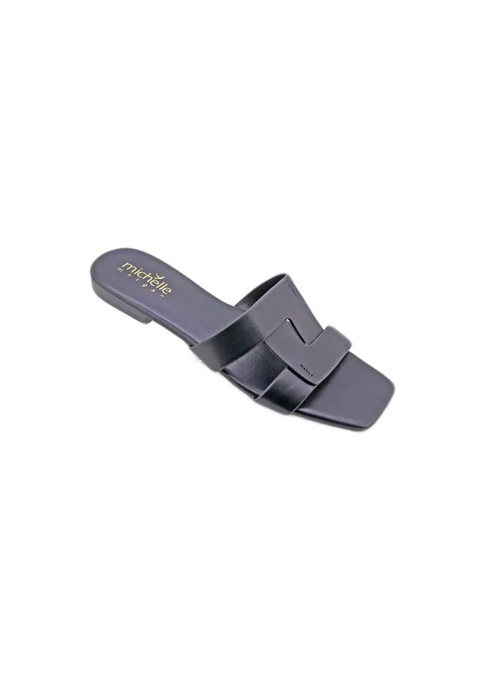 Casual Ladies Slides Black 36