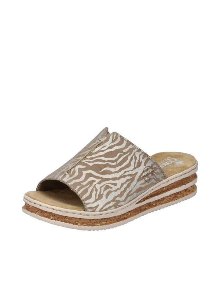 Rieker Ladies Casual Sandals 629M9-62 Regina Beige 116-1116