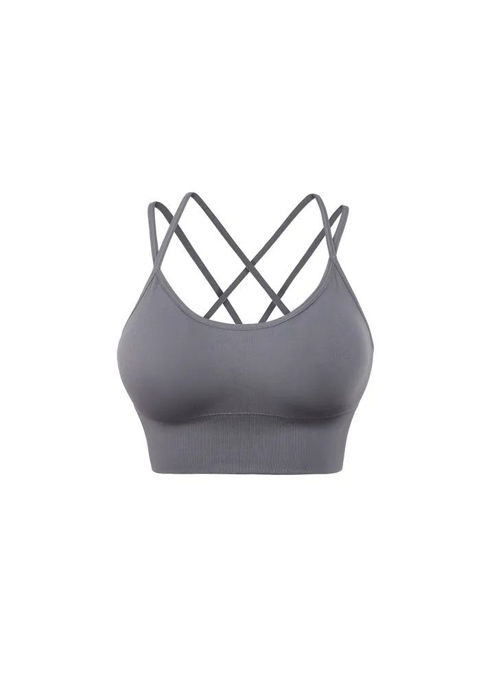 Yoga sports bra Cross back running vest fitness underwear.