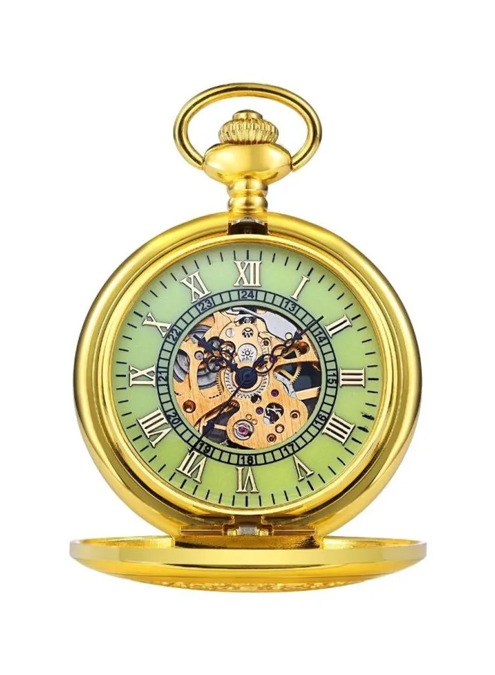 unisex Stainless Steel Mechanical Pocket Watch K759