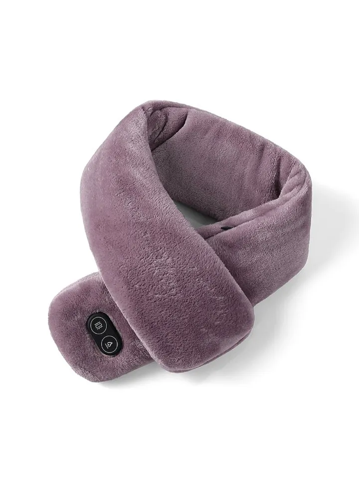 USB Heating Scarf Couple Scarf Purple