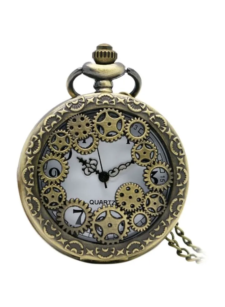 Hollow Gear Pocket Watch J3501